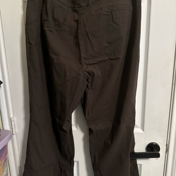 Lane Bryant Right Fit (Blue Circle) Brown or Black Slacks Size 4 & 5 (20 or 22) - Picture 5 of 12
